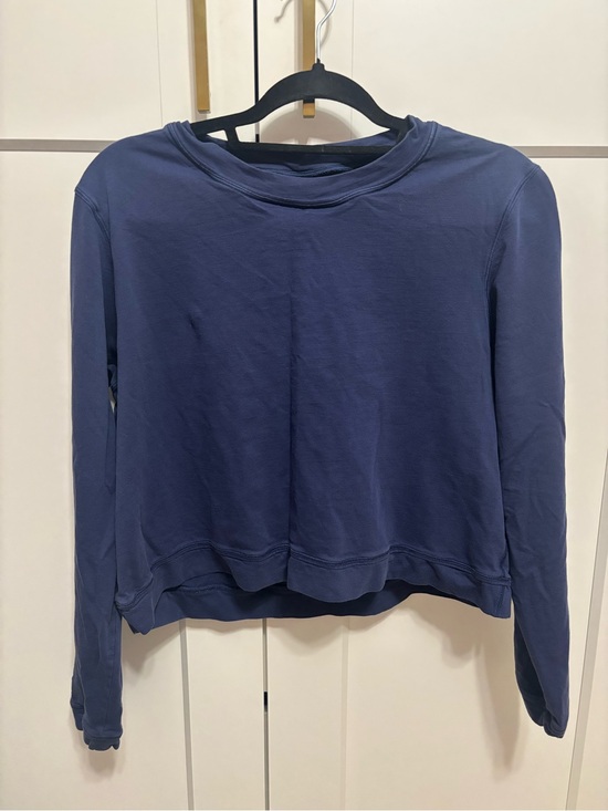 lululemon athletica Tops - Lululemon Navy Blue Long-Sleeve Pullover Top